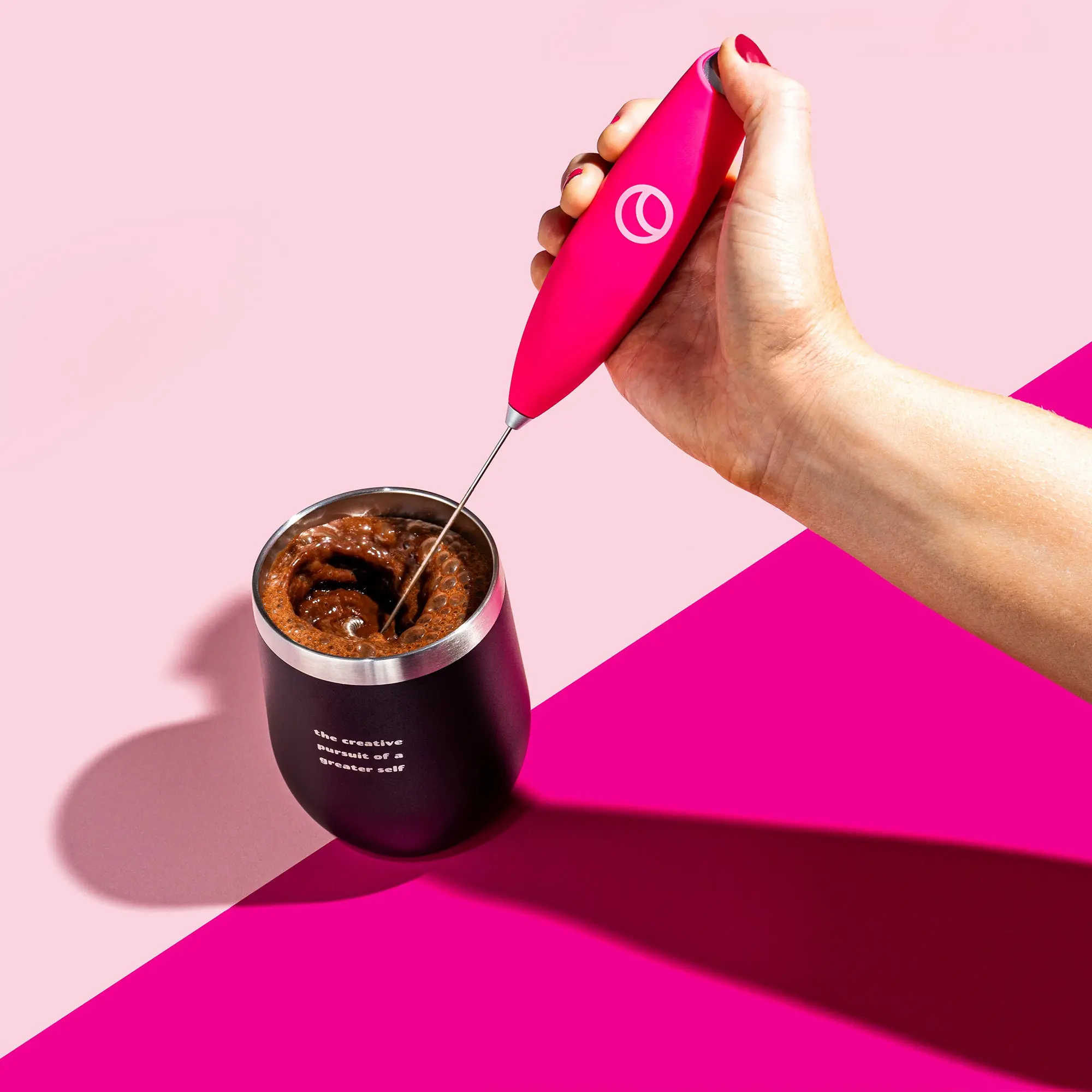 Fancy Pink Frother - Image 3
